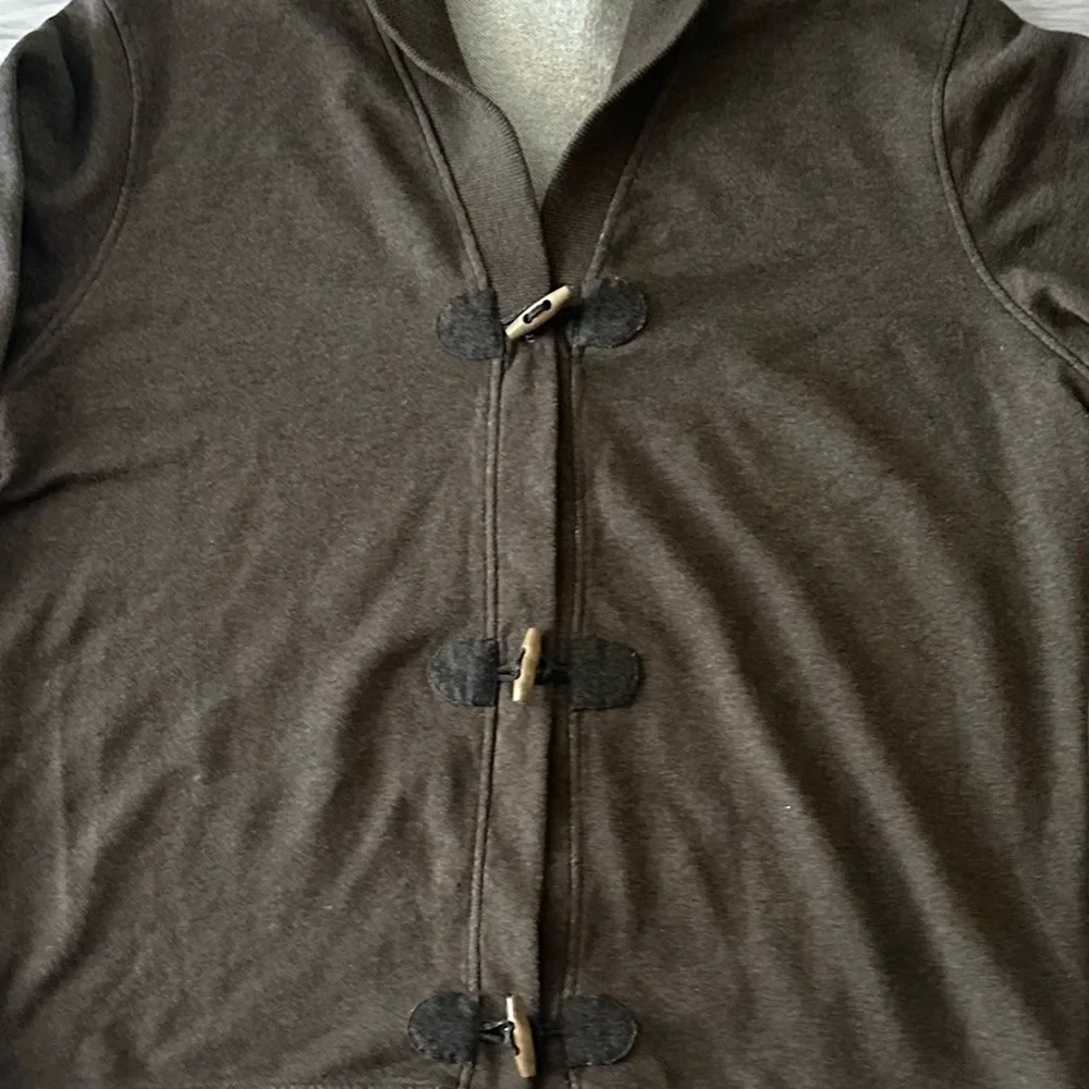 Banana Republic Shawl Collar Brown Toggle Cardigan Size XXL